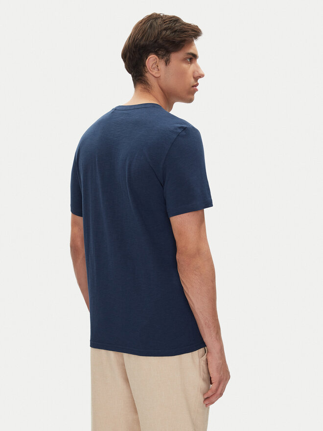 Mustang Mustang T-Shirt Austin 1016490 Dunkelblau Regular Fit