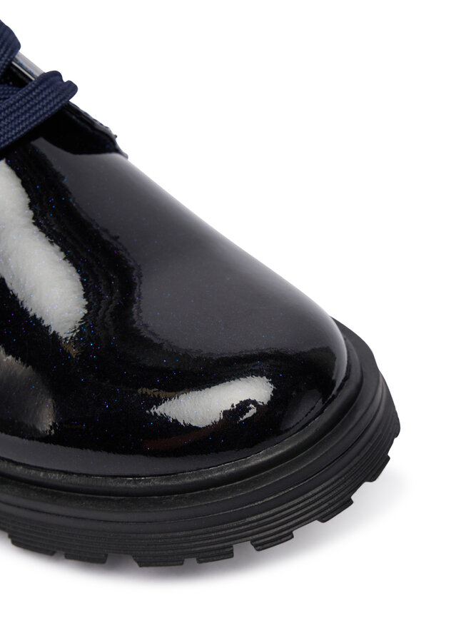 Tommy Hilfiger Schnürschuhe Tommy Hilfiger Lace-Up Bootie T1A5-34005-1237 S Dunkelblau
