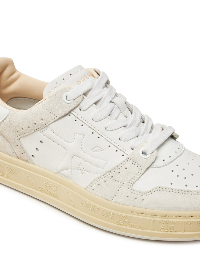 Premiata Сникърси Premiata Quinnd 6555 Бял