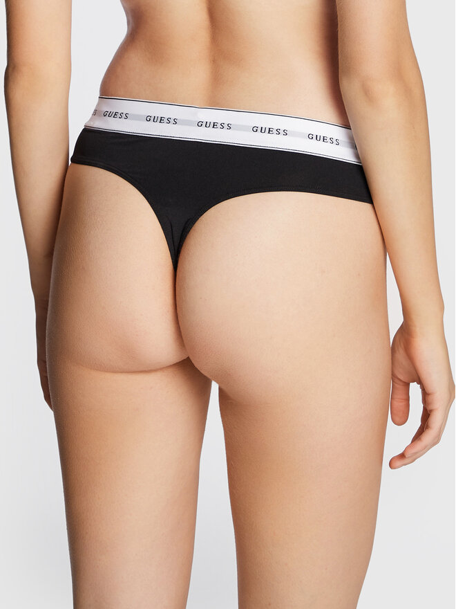 Guess Guess Tangas Belle O2BE00 KBBT0 Negro