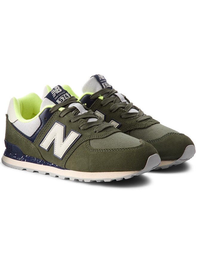 New balance 574 dark covert green shop