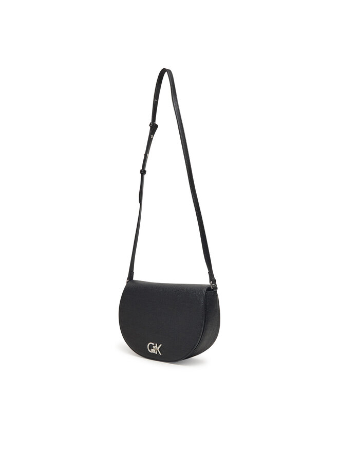 Calvin Klein Τσάντα Calvin Klein Ck Hw Crossbody Saddle Bag_Tex K60K613233 Μαύρο