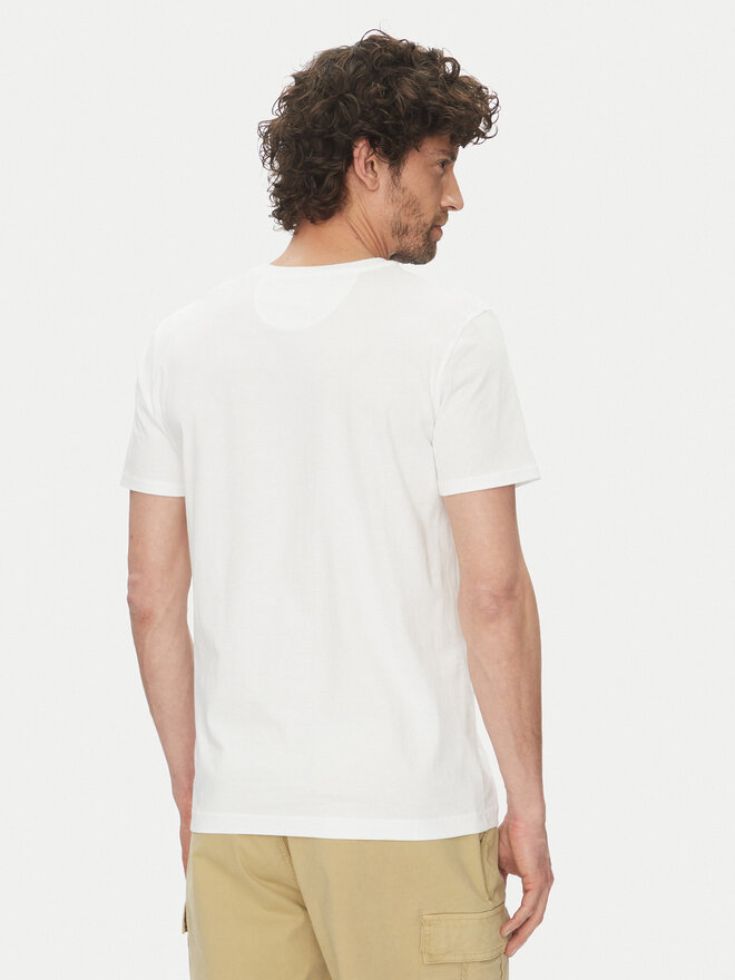 La Martina La Martina Футболка Anselm MARG31 JS206 Білий Regular Fit