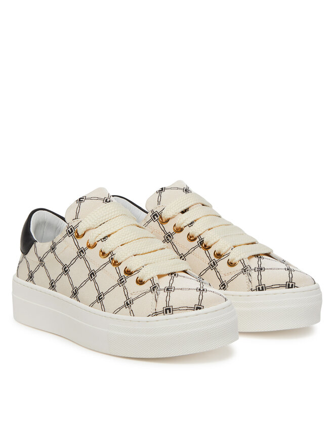 Elisabetta Franchi Sneakersy Elisabetta Franchi F4-A9E-0245 Béžová