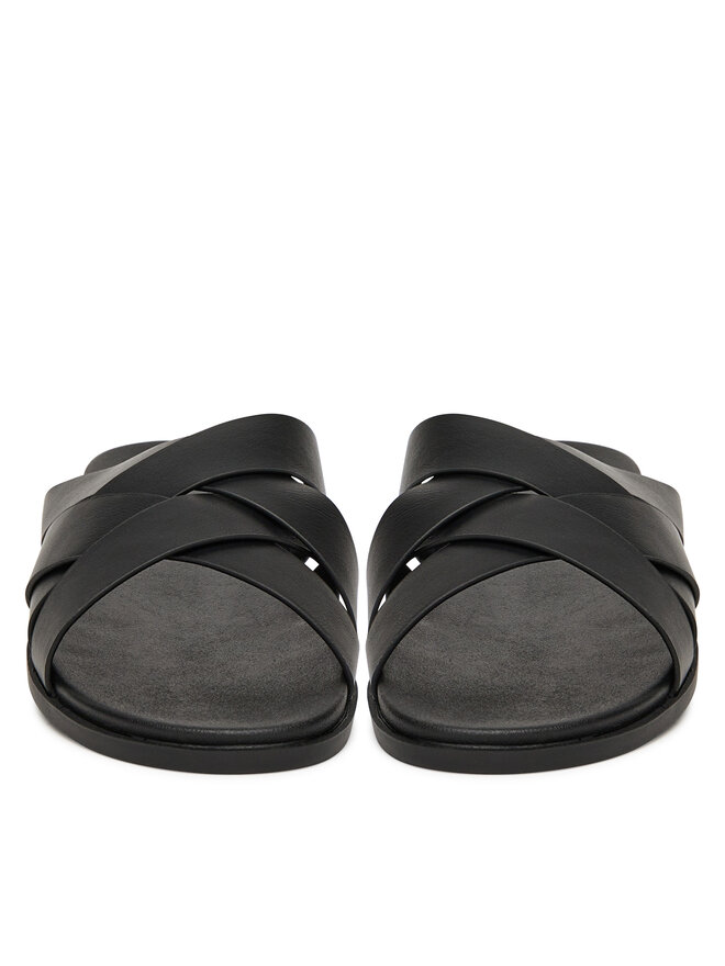 Clara Barson Pantoletten Clara Barson WS2520-03 Schwarz