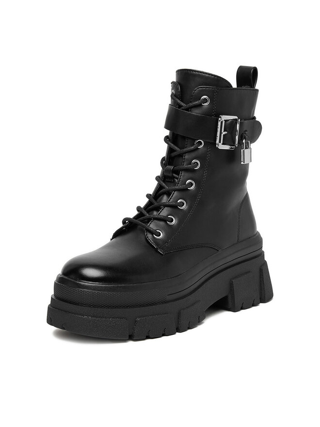 DeeZee Schnürschuhe DeeZee 60165-6 Schwarz