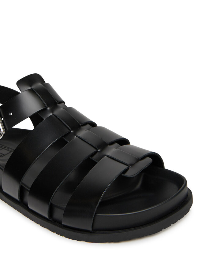 Tommy Jeans Босоніжки Tommy Jeans Tjw Fisherman Patent Sandal EN0EN02874 Чорний