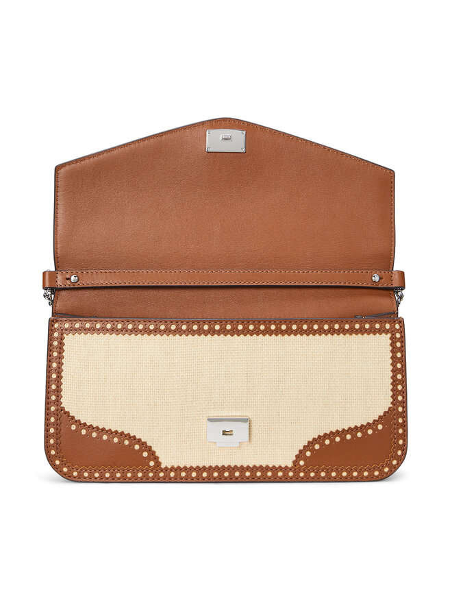 LAUREN RALPH LAUREN Handtasche LAUREN RALPH LAUREN Sawyer 431966774001 Creme