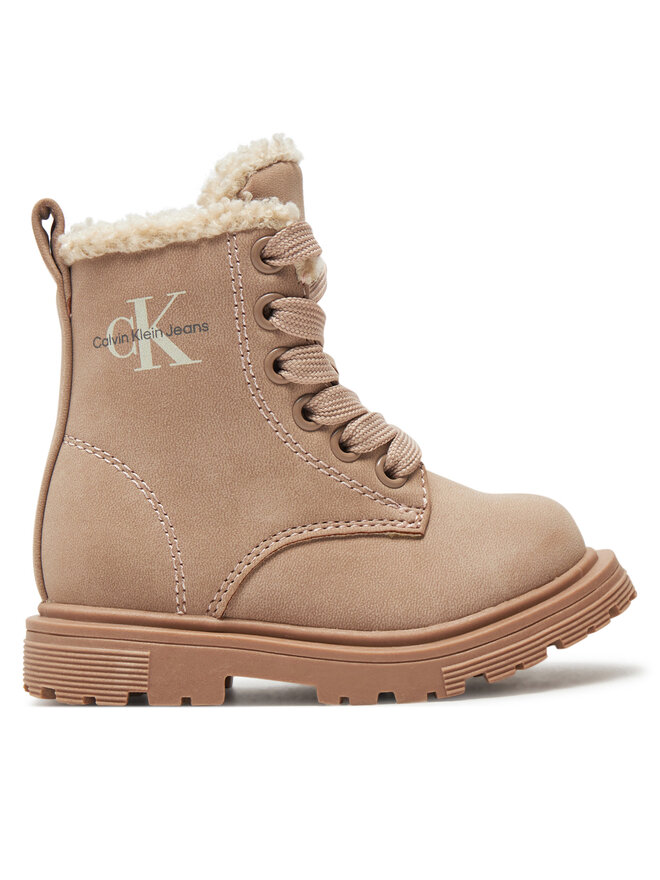 Calvin Klein Jeans Botas altas Calvin Klein Jeans Lace-Up Bootie V1A5-81011-1628 Rosa