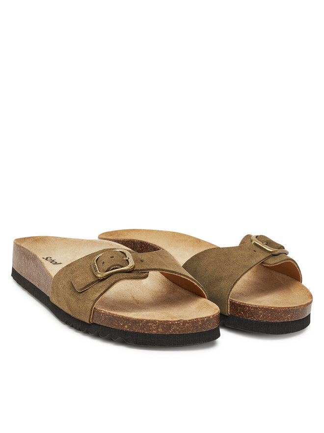 Scholl Papucs Scholl Estelle F32156 Khaki