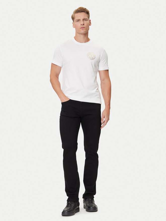 Versace Jeans Couture Versace Jeans Couture Camiseta 79GAHT00 CJ00T Blanco Regular Fit