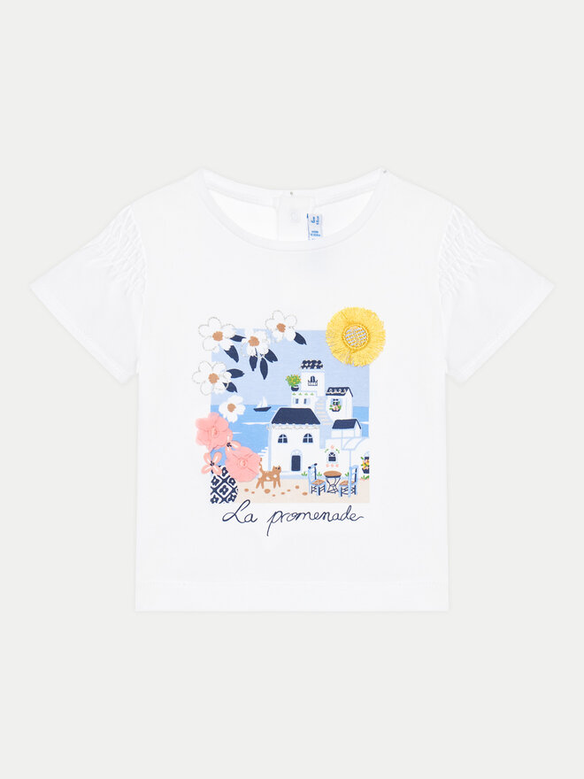 Mayoral Mayoral Set 2 majice 1011 Šarena Regular Fit