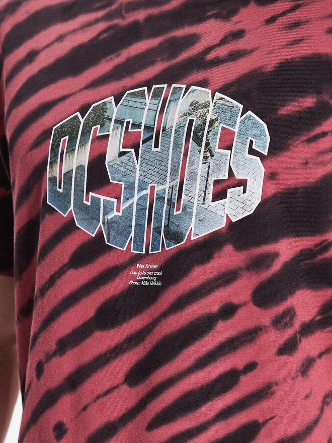 DC DC T-Shirt ADYKT03209 Κόκκινο Regular Fit