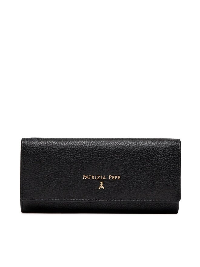 Patrizia Pepe Liels sieviešu maks Patrizia Pepe CQ0215/L001-K103 Melns