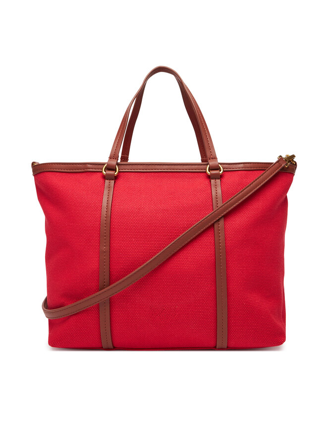 PINKO Kabelka PINKO Miranda Shopper Classic PE 25 PLTT 104714 A2G2 Červená