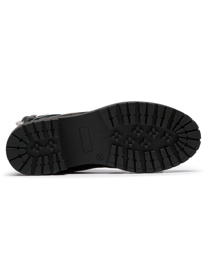 Eva Minge Schnürstiefeletten Eva Minge EM-21-08-000870 Grün