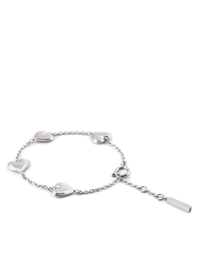 Calvin Klein Bransoletka Calvin Klein 35000299 Srebrny