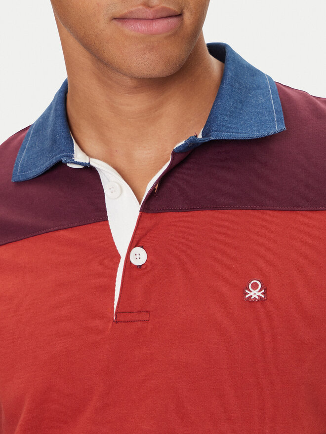 United Colors Of Benetton United Colors Of Benetton Поло 3BC1U302L Кольоровий Regular Fit
