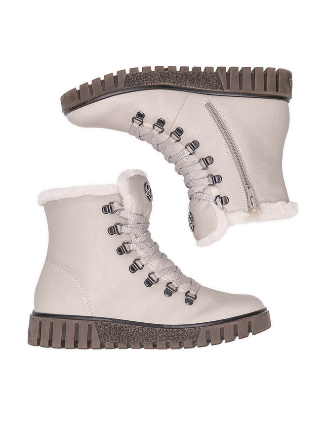 Rieker Schnürschuhe Rieker Y3432-60 Beige