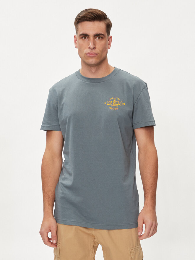 DC DC Marškinėliai Chain Gang Tss ADYZT05348 Pilka Regular Fit