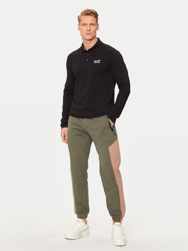EA7 Emporio Armani EA7 Emporio Armani Poloshirt 8NPF15 PJVQZ 1200 Schwarz Regular Fit