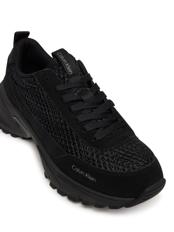 Calvin Klein Superge Calvin Klein Hike Runner Lace Up Techmix YW0YW02030 Črna