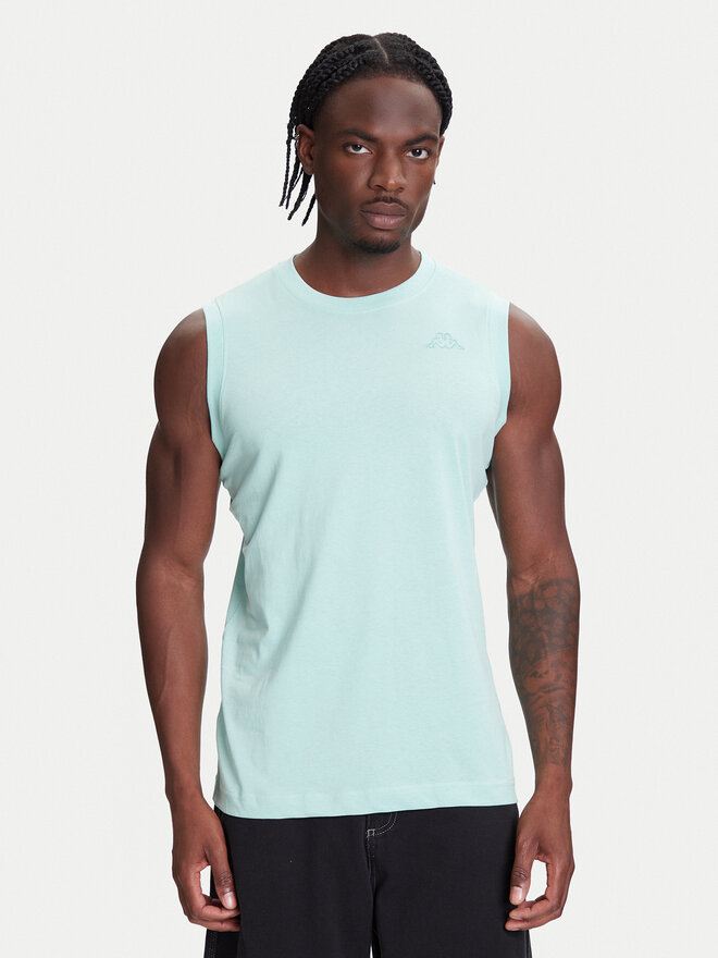 Kappa Kappa Майка Logo Corpo Cadwal 303HZB0 Зелений Regular Fit