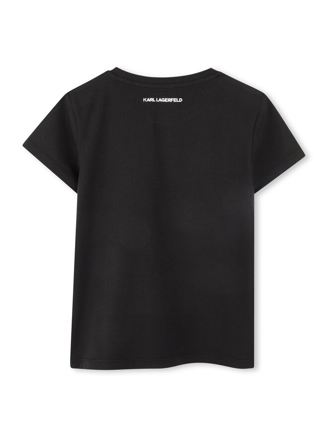 Karl Lagerfeld Kids Karl Lagerfeld Kids Camiseta Z30489 M Negro Regular Fit