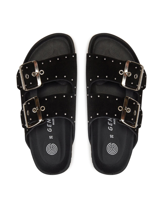 Genuins Papucs Genuins Honolulu G105592 Fekete