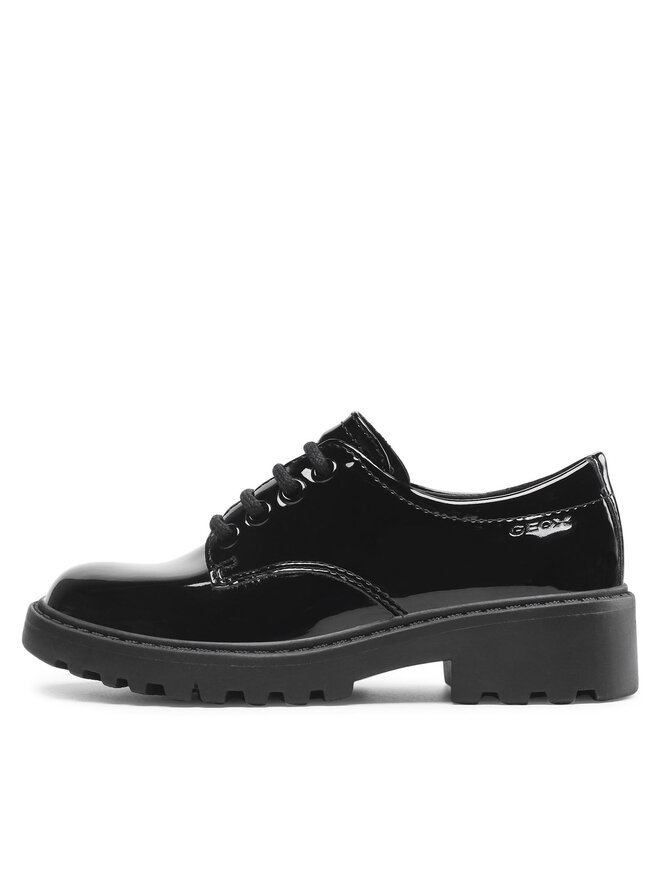 Geox Oxfordy Geox J Casey G. C J0420C 000HH C9999 M Černá