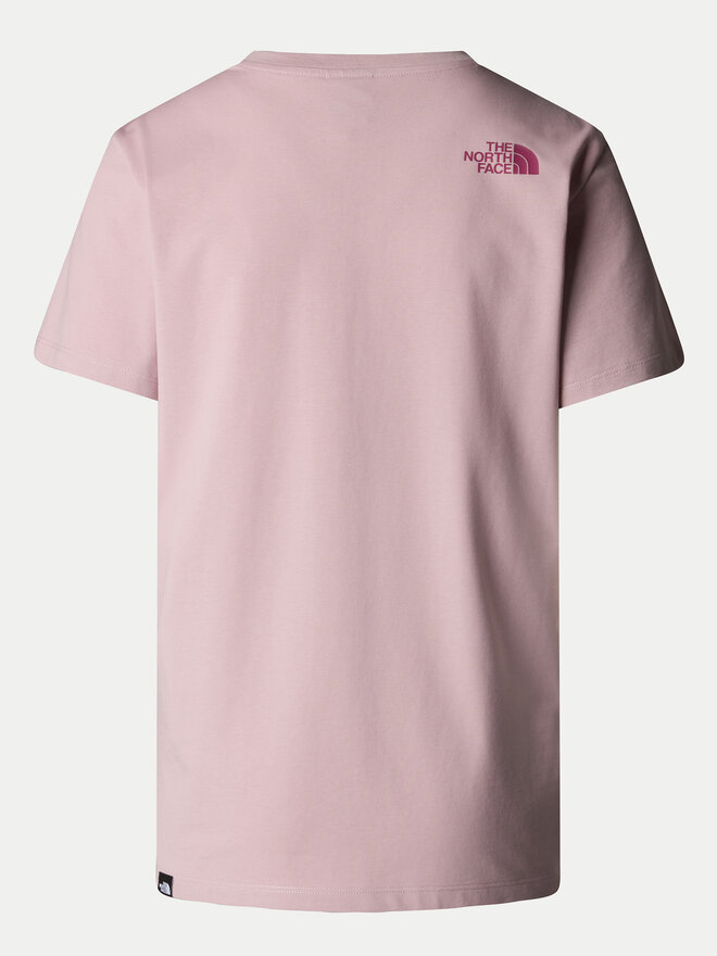 The North Face The North Face Marškinėliai Easy NF0A8A6G Rožinė Loose Fit
