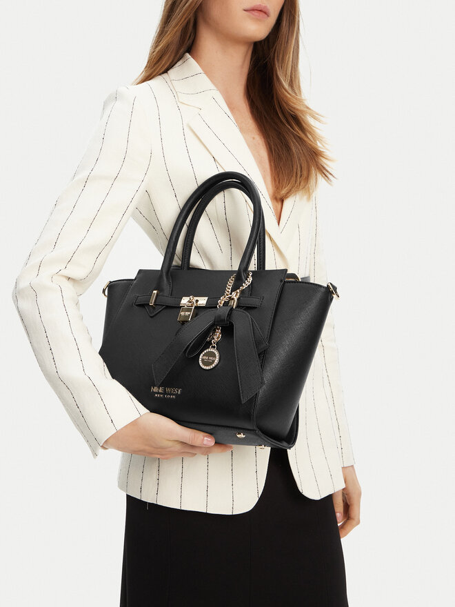 Nine West Τσάντα Nine West CEO-Chelsea-Charm-II-LX10185 Μαύρο