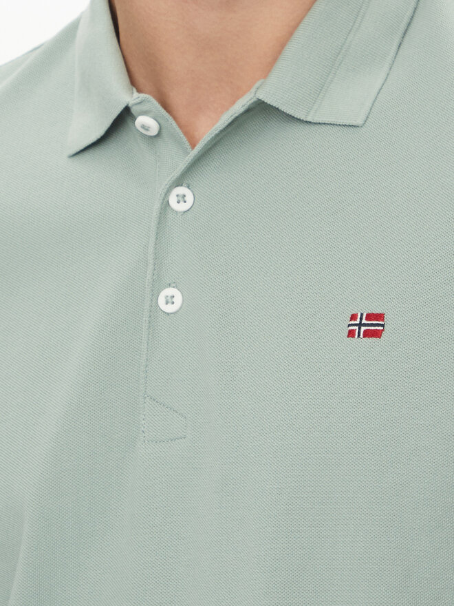 Napapijri Napapijri Polo Ealis NP0A4H8B Zelena Regular Fit
