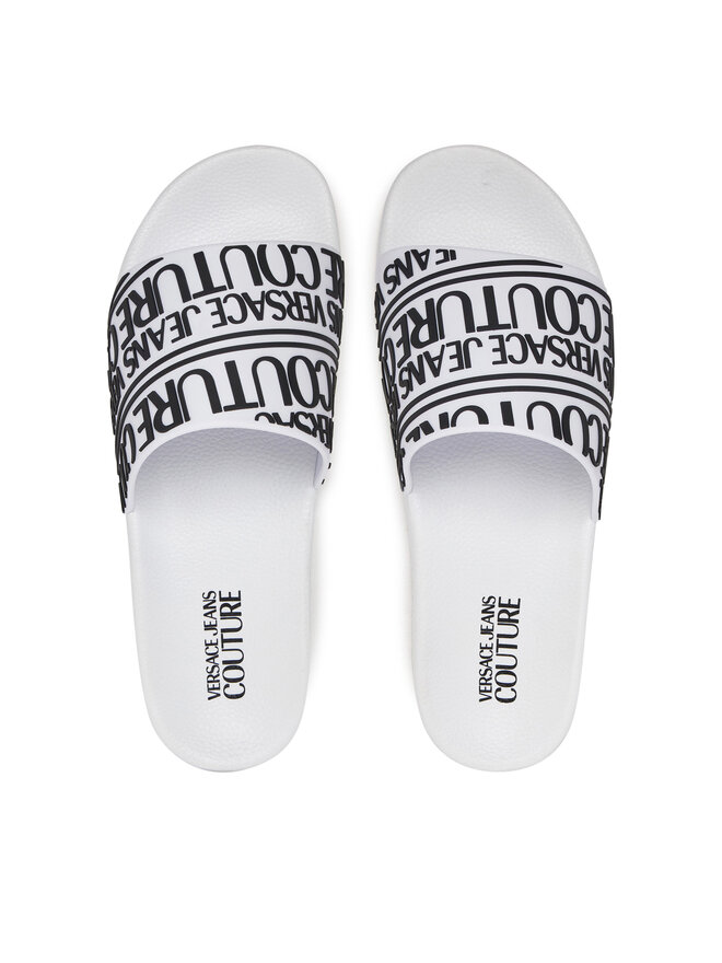 Versace Jeans Couture Παντόφλες Versace Jeans Couture 78YA3SQ1 Λευκό
