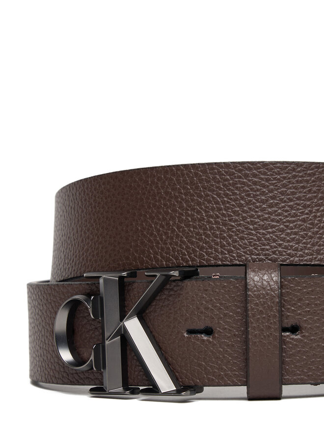 Calvin Klein Чоловічий ремінь Calvin Klein Ck Buckle 32Mm LV04D7022G Коричневий