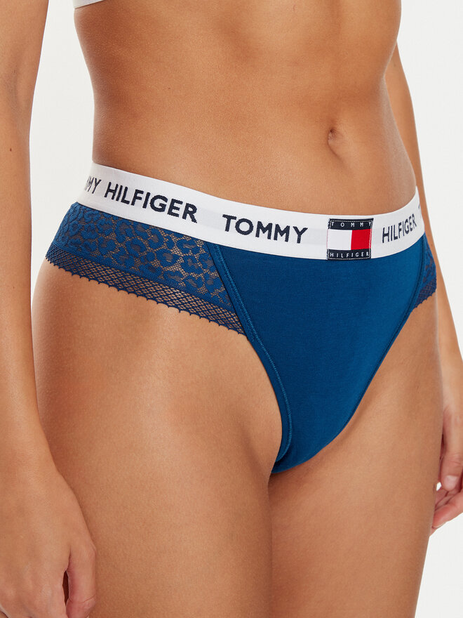 Tommy Hilfiger Tommy Hilfiger Стрінги UW0UW05619 Голубий