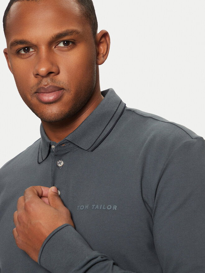 Tom Tailor Tom Tailor Поло 1043998 Сірий Regular Fit