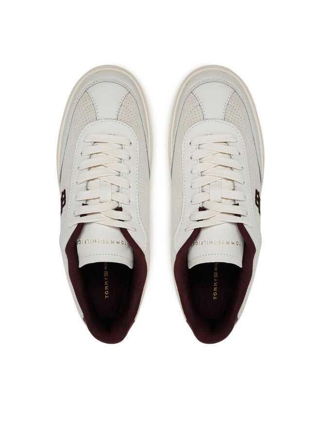 Tommy Hilfiger Sneakers Tommy Hilfiger Heritage Sneaker Perf FW0FW08380 Alb