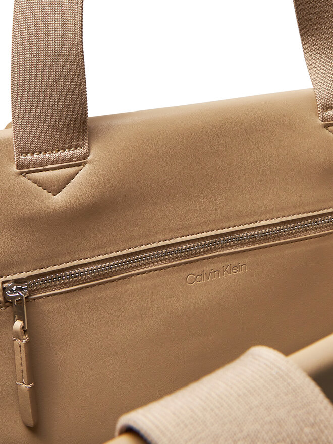 Calvin Klein Bolso Calvin Klein Ck Raffia Large Shopper K60K613025 Beis