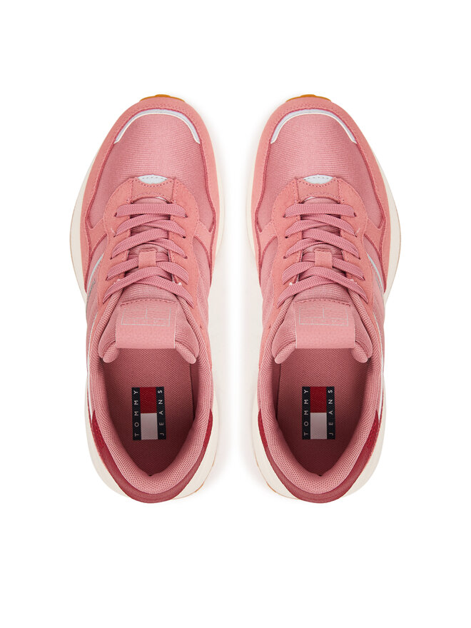 Tommy Jeans Снікерcи Tommy Jeans Tjw Cleated Runner EN0EN02788 Рожевий