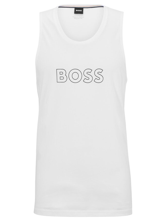 BOSS Boss Tank-Top 50491711 Weiß Regular Fit