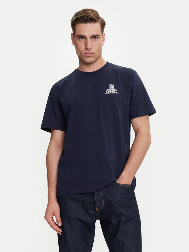 Gap Gap Póló 769029-03 Sötétkék Regular Fit
