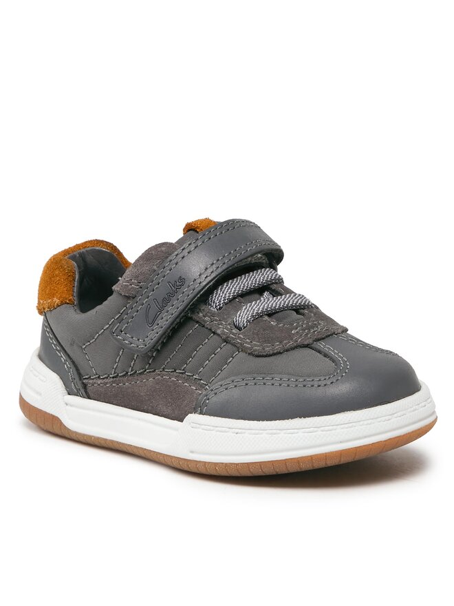 Clarks Αθλητικά Clarks Fawn Family 261751286 Γκρι