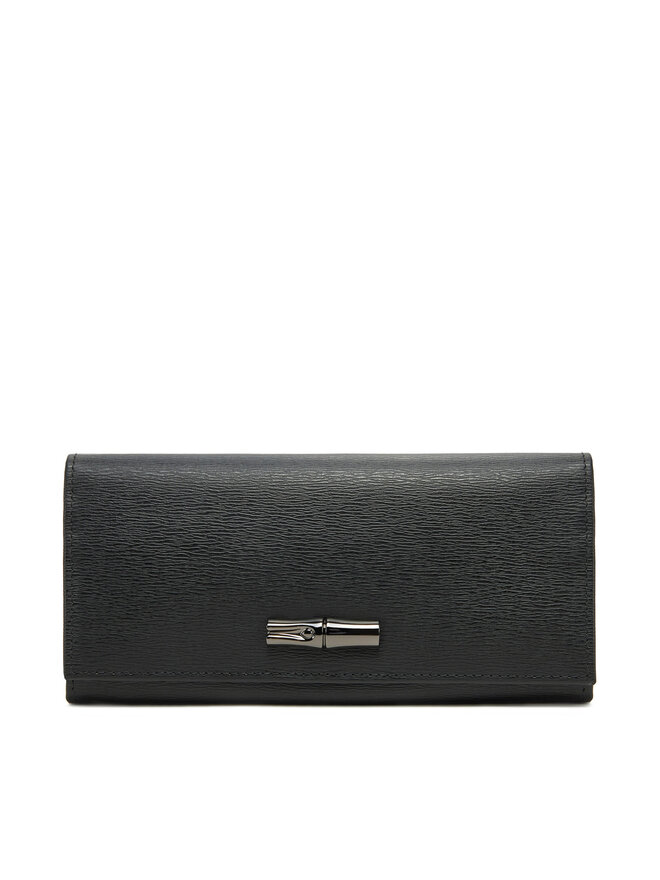 Longchamp Великий жіночий гаманець Longchamp 044871 Чорний