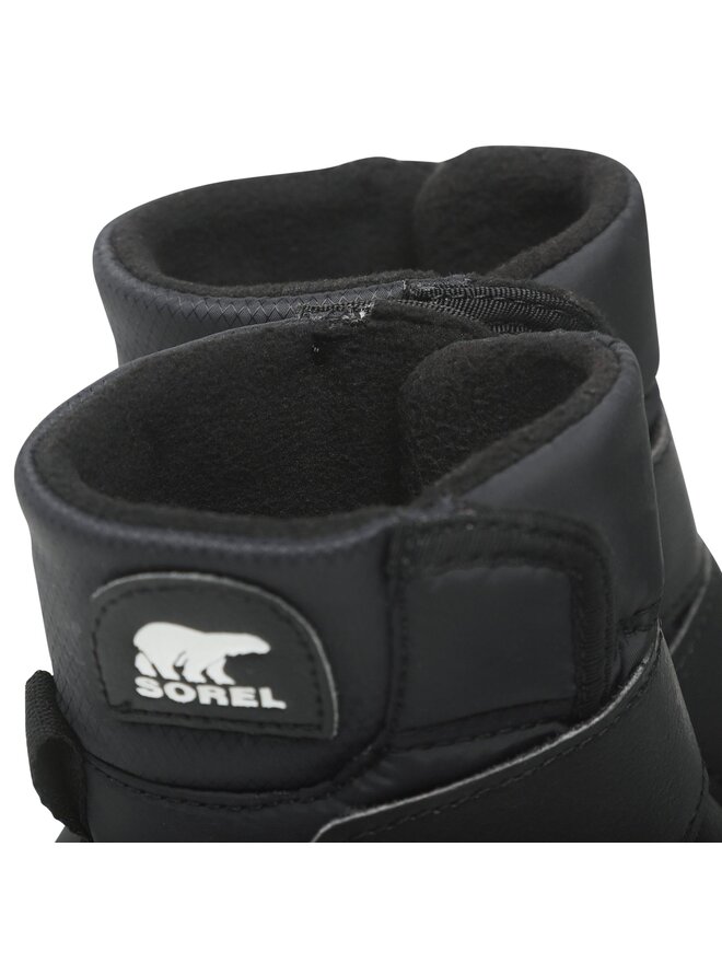 Sorel Botas de nieve Sorel Childrens Whitney II Strap Wp NC3919-010 Negro
