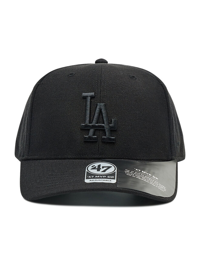 47 Brand Czapka z daszkiem 47 Brand MLB Los Angeles Dodgers Cold Zone B-CLZOE12WBP-BKD Czarny