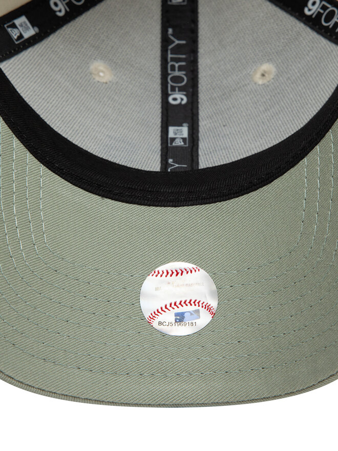 New Era Czapka z daszkiem New Era Oakland Athletics World Series Patch 9FORTY 60595244 Beżowy