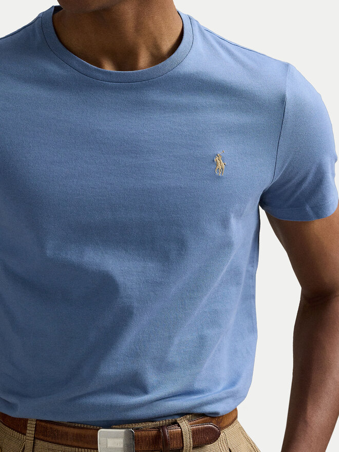 Polo Ralph Lauren Polo Ralph Lauren Camiseta 710671438430 Celeste Custom Slim Fit