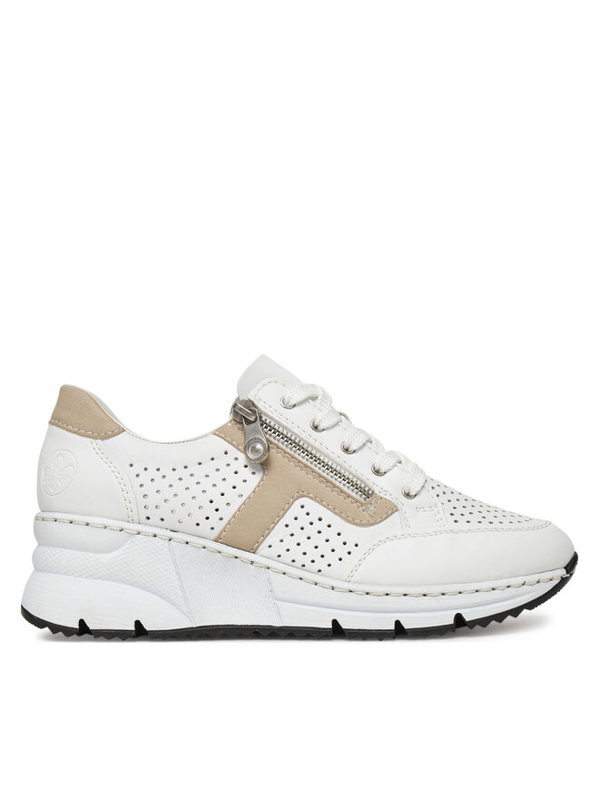 Rieker Sneakersy Rieker N6304-80 Biały