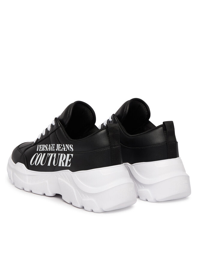 Versace Jeans Couture Снікерcи Versace Jeans Couture 80YA3SC1 Чорний